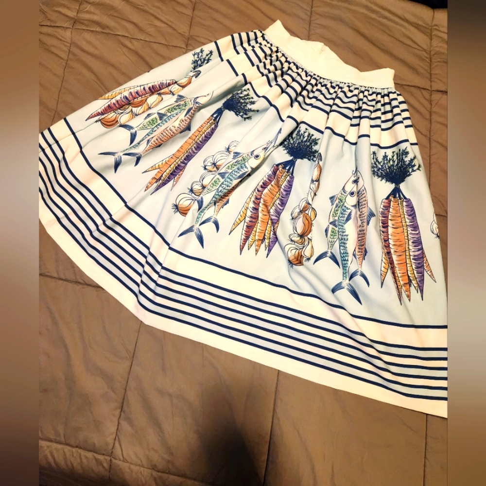 Laura Byrnes Fish Circle Skirt